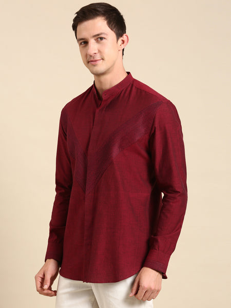 designer cotton shirts for men