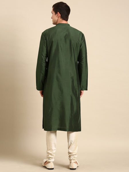 wedding wear for men - green designer kurta
