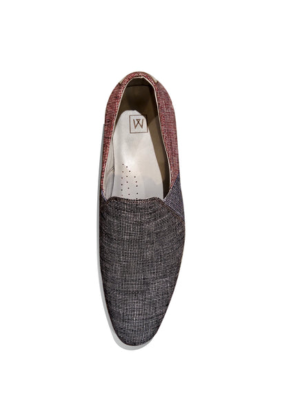 Three Coloured Fabric Shoes - MMFT003