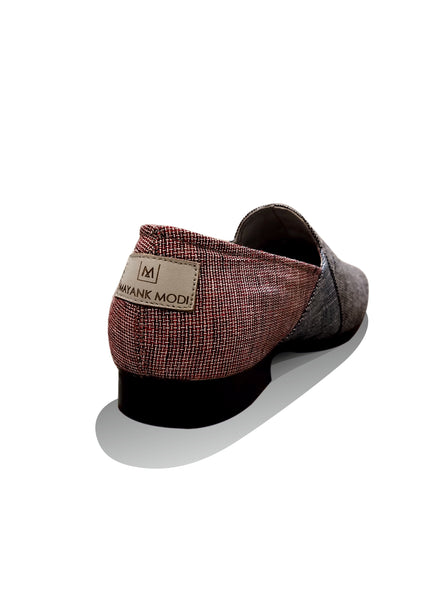 Three Coloured Fabric Shoes - MMFT003