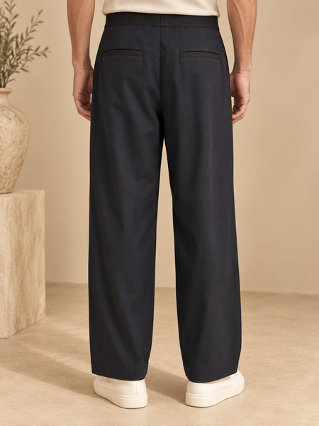Black Malai Cotton Pant (The Black Dahlia) - MMP0150