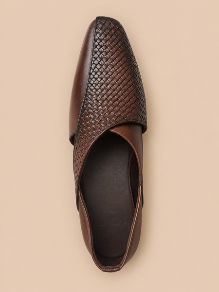 Tan Brown 100% Leather Shoes (Roasted Espresso & Smoked Chestnut)