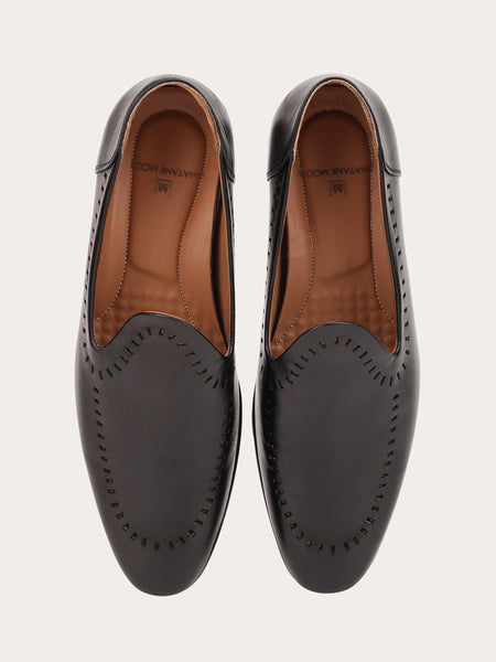 men's slip on shoes - leather 