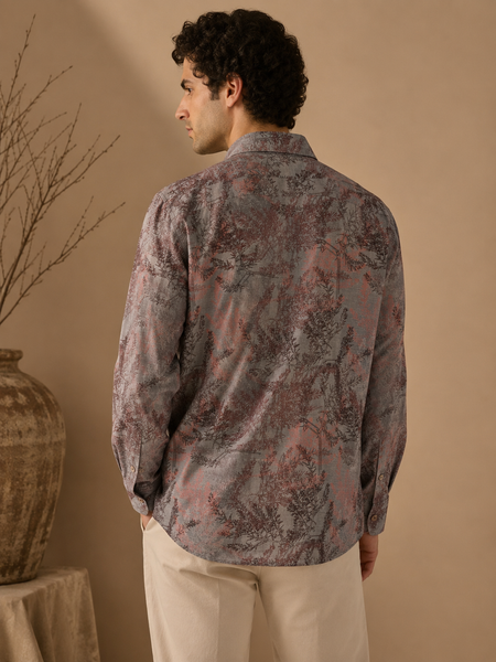 Ash Rose 100% Cotton Shirt (Dusk Arbor) - MMCUS001