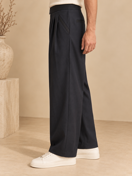 Black Malai Cotton Pant (The Black Dahlia) - MMP0150