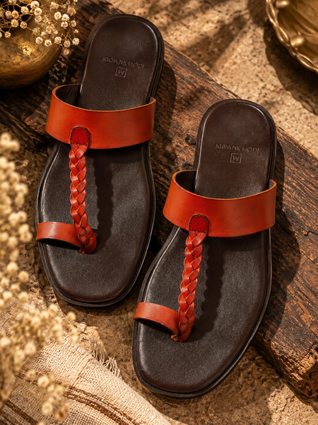 Brown Black Slip ons - MMFT007