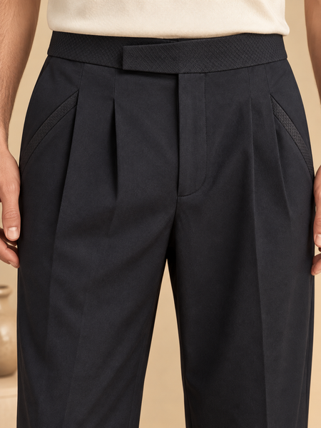 Black Malai Cotton Pant (The Black Dahlia) - MMP0150