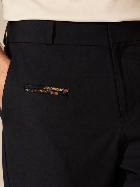 Black Malai Cotton Pant - MMP0148