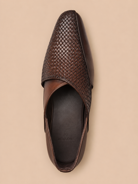Tan Brown 100% Leather Shoes (Roasted Espresso & Smoked Chestnut)