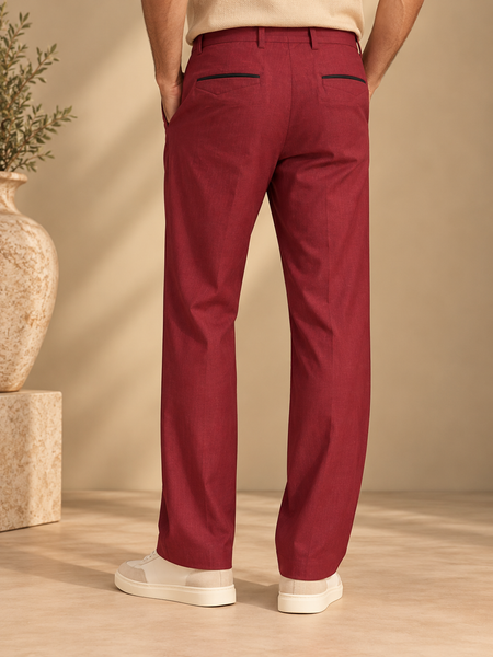 Maroon Malai Cotton Pant (The Deep Plum) - MMP0152