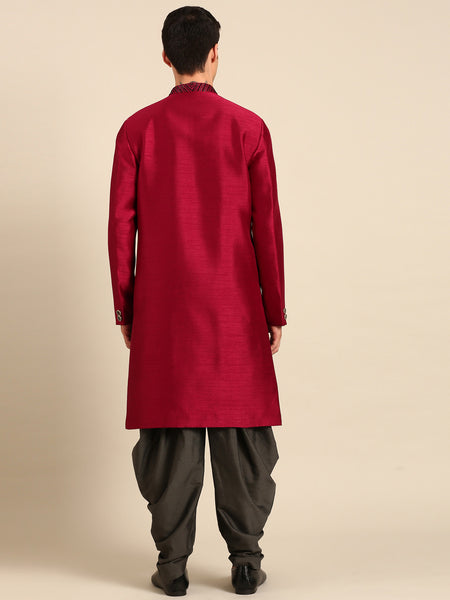 Charcoal Grey Dhoti Pant (The Dark Graphite) - MMDHOTI015