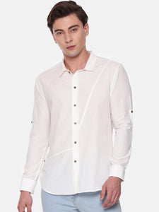 White Cotton Shirt - MM0831