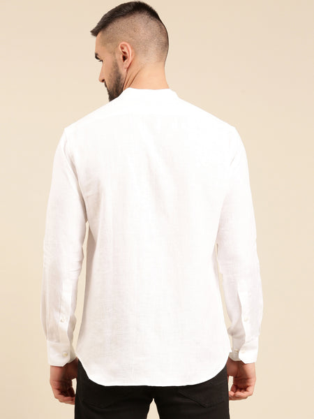 Tri Color 100% Linen Shirt - MM0864