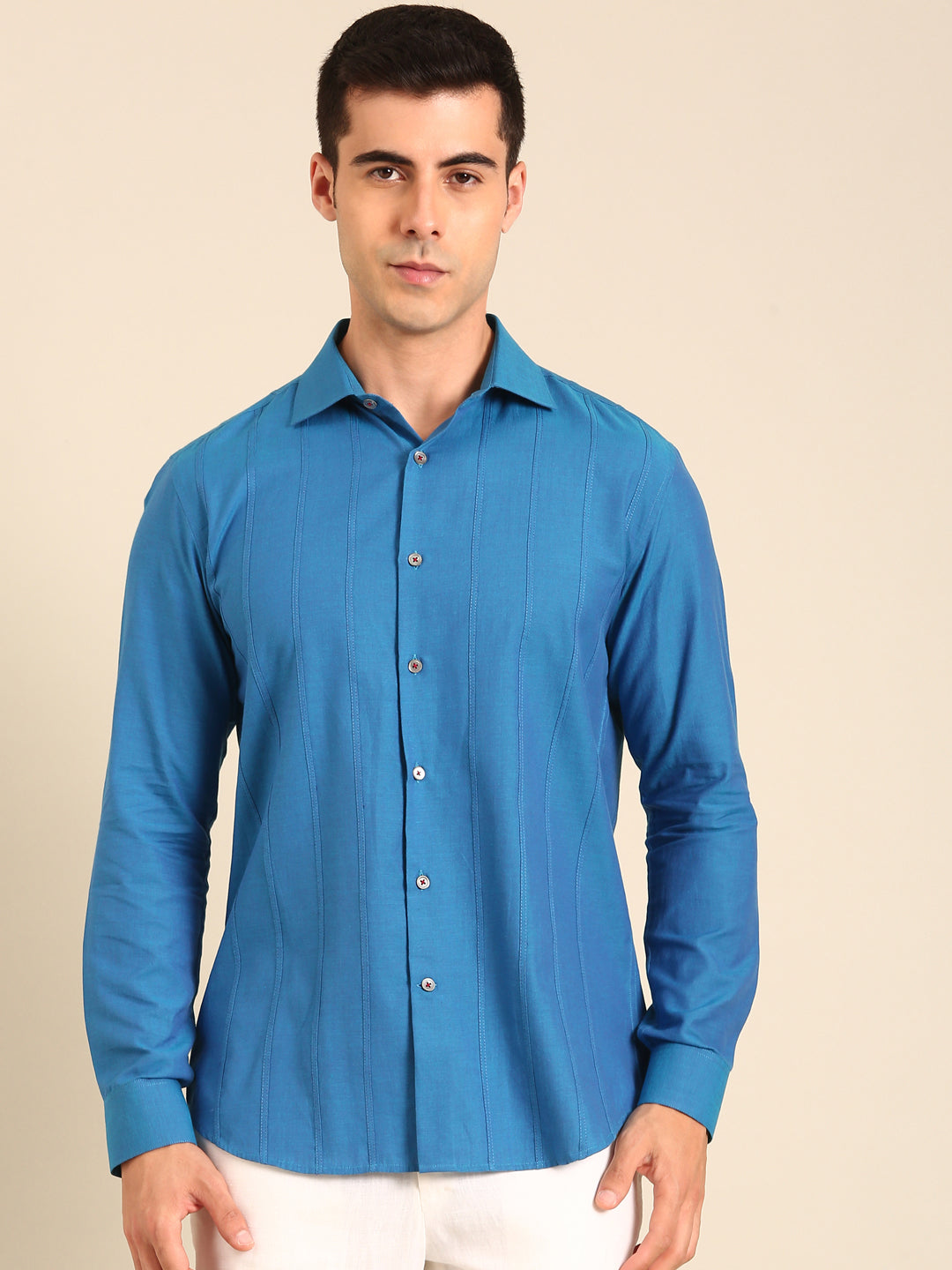 Blue Malai Cotton Shirt - MM0902