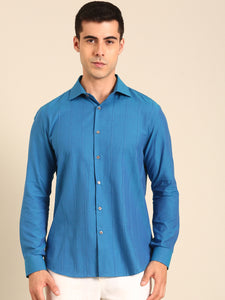Blue Malai Cotton Shirt - MM0902