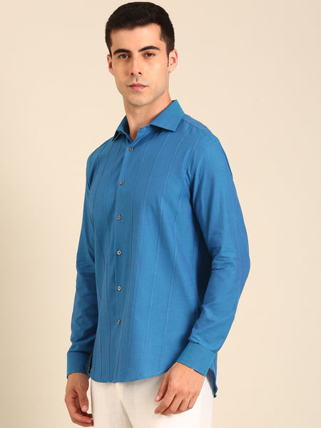 Blue Malai Cotton Shirt - MM0902
