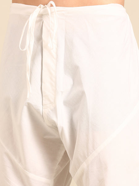 Beige Linen Jacquard Kurta set - MMK0642