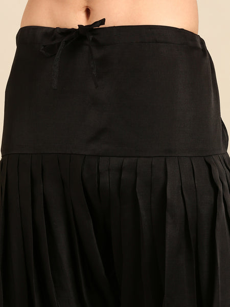 Brown Black Muslin Kurta Set - MMK0650