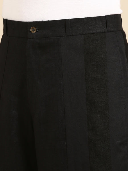 Black Linen Pant - MMP0124