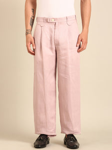 Mauve Silk Linen Trouser  - MMP0137
