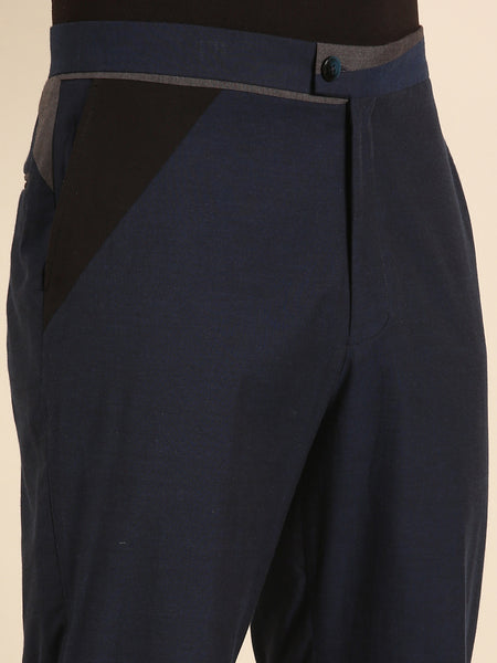 Blue Malai Cotton Trouser  - MMP0138