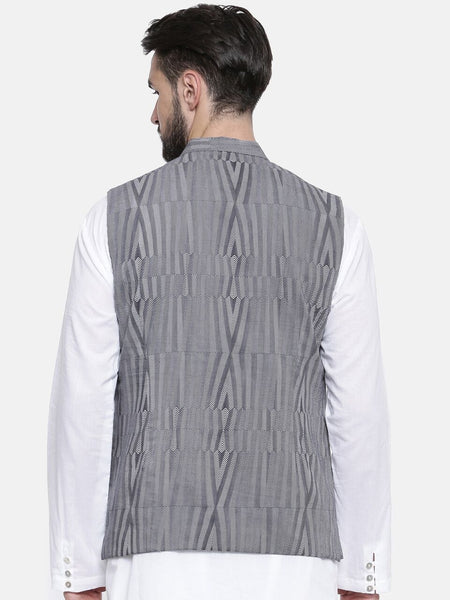Stripes Linen Modi Jacket - MMWC0121