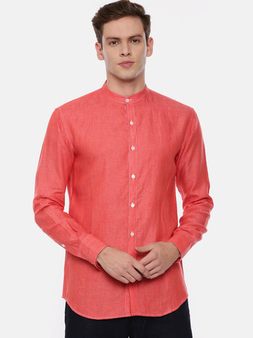 The Perfect Tomator Red Linen Shirt - MM0769