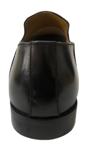 Black Classic Metal Buckle Shoes - MMFT018