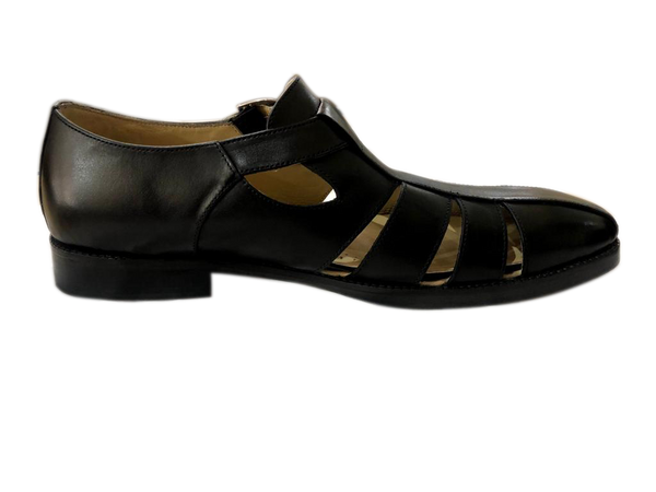 Black Strappy Sandals - MMFT021