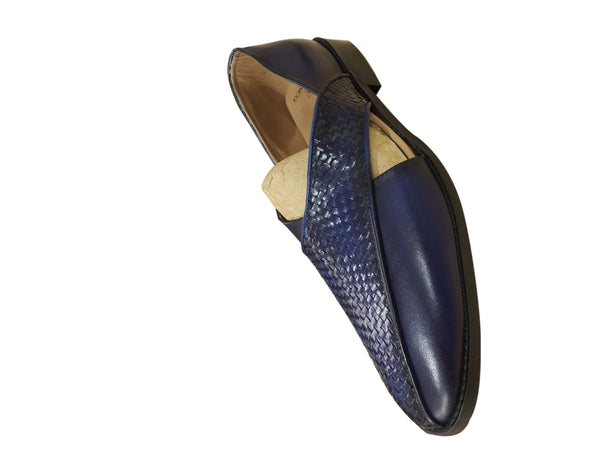 Blue Peshwari Sandals - MMFT023