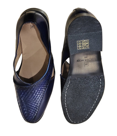 Blue Peshwari Sandals - MMFT023