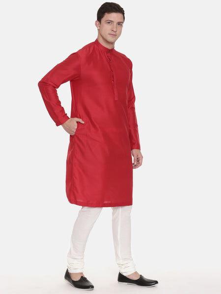 Classic Silk Kurta Set - MMK0464