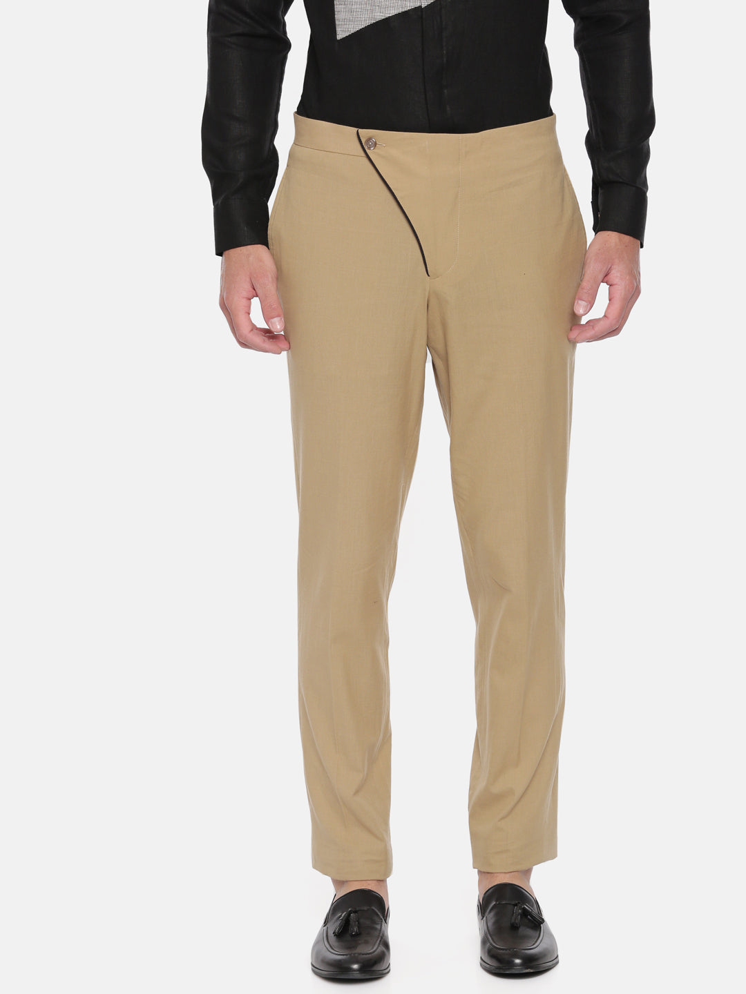 Khaki Cotton Trousers - MMP040