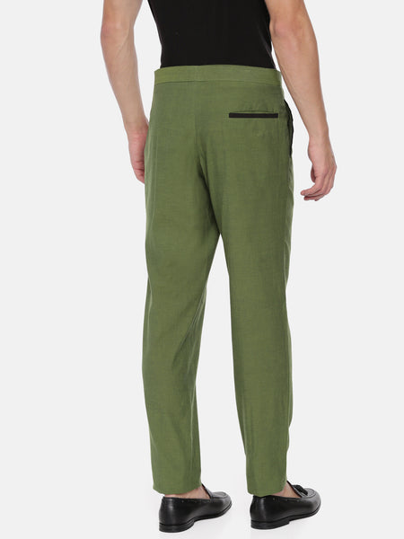 Green Cotton Trousers - MMP042