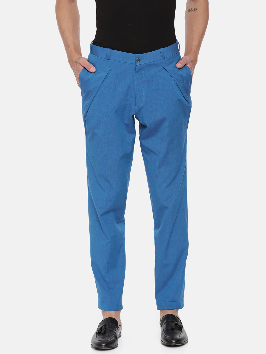 Berle Pleated Cotton Trousers, $125 | Nordstrom | Lookastic