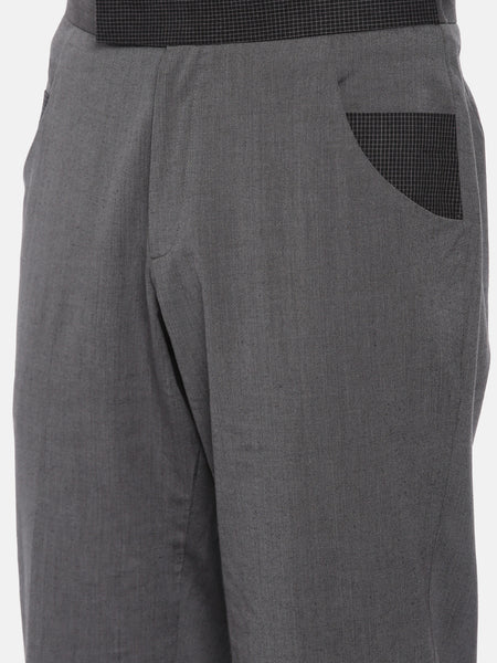 Grey Cotton Double Pocket Trousers - MMP046